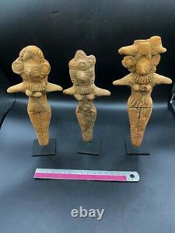 Ancient Old Antique Terracotta Figures From Ancient Indus valley