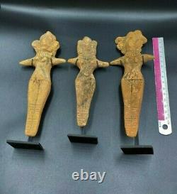 Ancient Old Antique Terracotta Figures From Ancient Indus valley