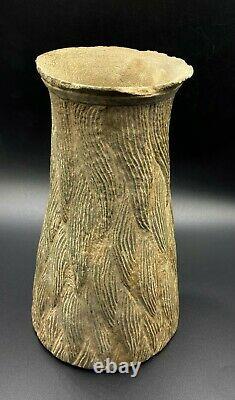 Ancient Old Stone Flower Vessel From Ancient Bactrian Regions Greek Antiquities