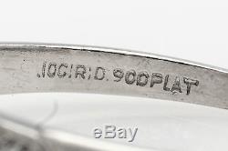 Antique 1920s $6000 1.15ct Old Mine Cut Diamond Platinum Wedding Ring