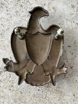 Antique 1922 Bronze American Eagle Architectural Salvage Doorknocker