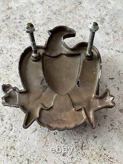 Antique 1922 Bronze American Eagle Architectural Salvage Doorknocker