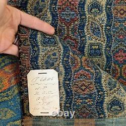 Antique 1926 old French document Brocade fabric sample UNUSED vintage upholster