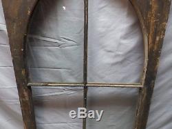 Antique 4 Lite Casement Window 49x24 Cabinet Moorish Door Vtg Old Chic 97-18P