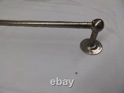 Antique 48 BrassCrafters Nickel Brass Towel Bar Old Vintage Bathroom 4667-15