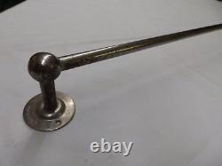 Antique 48 BrassCrafters Nickel Brass Towel Bar Old Vintage Bathroom 4667-15