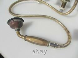 Antique Brass & Bath Mixer Taps Architectural Vintage Shower Head Old Porcelain