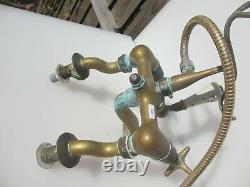 Antique Brass & Bath Mixer Taps Architectural Vintage Shower Head Old Porcelain