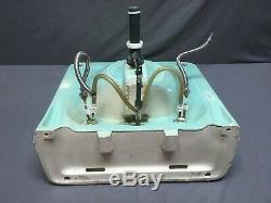 Antique Ceramic Aqua Marine Green Wall Mount Bath Sink Old Vtg Kohler 45-19E