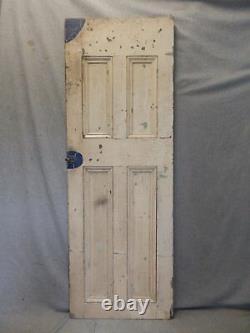 Antique Country Cupboard Door Cabinet Pantry Kitchen Vtg Chic Old 55x19 306-17P