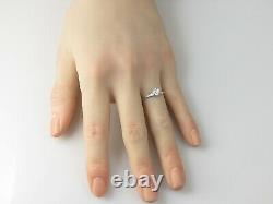 Antique Diamond Engagement Ring Solitaire Art Deco Platinum Old European Cut