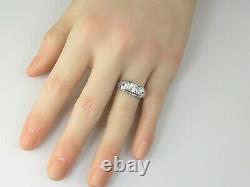 Antique Diamond Ring Vintage Art Deco Double Old Mine Toi et Moi 18K 14K