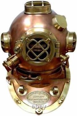 Antique Diving Helmet Vintage Anchor Marine Rare Antique Old Divers Helmet New