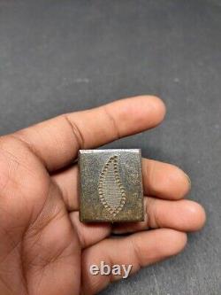 Antique Iron Leaf Carved Ear Jewelry Die Mold Jewelry Mould Die Collectible Old