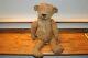 Antique Likely Steiff Jointed Early 1900's Teddy Bear Straw Filled 20 Inch Old