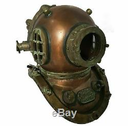 Antique Morse 18 Diving Old Vintage Boston MARK VI Navy Deep Sea Divers Helmet