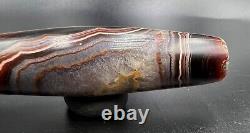 Antique Near Eastern Bactrian Vintage Gem Jewelry Big Size Agate Old Bead