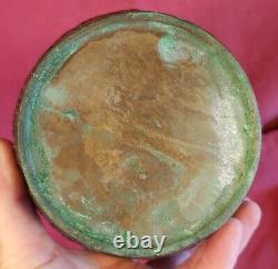 Antique Old Vintage Bronze Asian Chinese Bat Motif Vase China