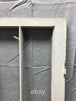 Antique Pair 6 Lite Casement Window 16x61 Vintage Shabby White Old Chic 159-23B