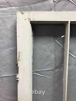 Antique Pair 6 Lite Casement Window 16x61 Vintage Shabby White Old Chic 159-23B