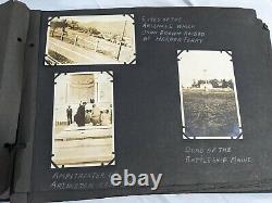 Antique Photo Album with Old Family and Various Vintage Attractions 1900-1940+