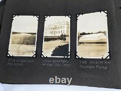 Antique Photo Album with Old Family and Various Vintage Attractions 1900-1940+