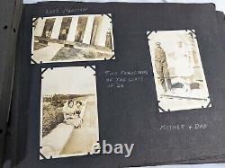 Antique Photo Album with Old Family and Various Vintage Attractions 1900-1940+