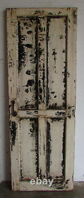 Antique Single Mexican Old Door-#37-Vintage-Primitive-Rustic-29x80.5 in