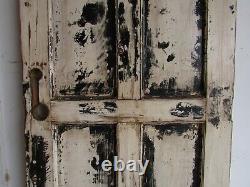 Antique Single Mexican Old Door-#37-Vintage-Primitive-Rustic-29x80.5 in