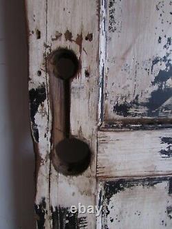 Antique Single Mexican Old Door-#37-Vintage-Primitive-Rustic-29x80.5 in