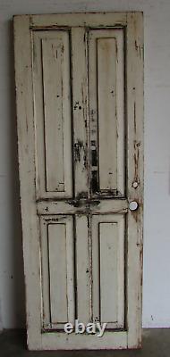 Antique Single Mexican Old Door-#37-Vintage-Primitive-Rustic-29x80.5 in