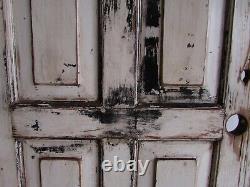 Antique Single Mexican Old Door-#37-Vintage-Primitive-Rustic-29x80.5 in