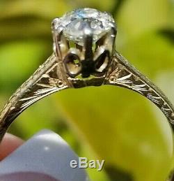 Antique Victorian. 5 Old Miner Cut Diamond 14k yellow gold ring/band