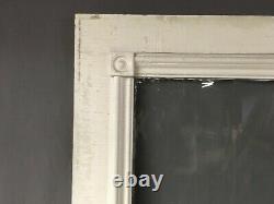 Antique Victorian Solid Wood Entry Door Half Glass Bullseyes Old Vtg 414-19E