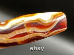 Antique Vintage Agate Jewelry Old Bead Pendant Ancient Achaemenid Empire 500 BC