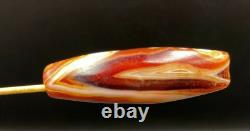 Antique Vintage Agate Jewelry Old Bead Pendant Ancient Achaemenid Empire 500 BC