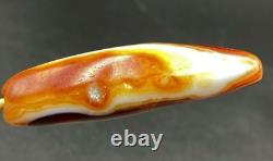 Antique Vintage Agate Jewelry Old Bead Pendant Ancient Achaemenid Empire 500 BC