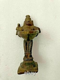 Antique Vintage Brass Statue Hindu God Handmade Old Rare Collectible