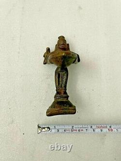 Antique Vintage Brass Statue Hindu God Handmade Old Rare Collectible