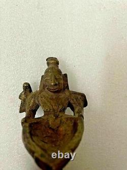 Antique Vintage Brass Statue Hindu God Handmade Old Rare Collectible