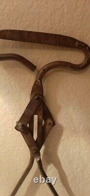 Antique Vintage Collectible Winslow, Arizona La Posada Ice Tongs 90 Years Old