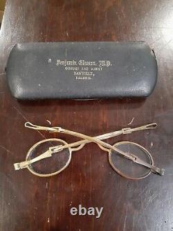 Antique Vintage Eyeglasses Spectacles Old Circa 1910 Or Before