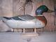 Antique-Vintage-Factory-Mason-Old mallard-Wooden Duck Decoy