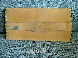 Antique Vintage Gordon Lillie Alias Pawnee Bill Old Town Signed Leather Wallet