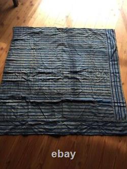 Antique Vintage Japan BORO Old Japanese Indigo Cloth Fabric Patchwork Repairs