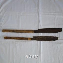 Antique Vintage Japanese Old Long Hand saw Carpentry tool Single edge Used #8