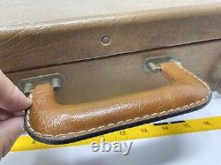 Antique Vintage Leather Toolbox Briefcase Case Old MUST SEE