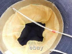 Antique Vintage Mexican Old Black Wool Sombrero Early Nice Example