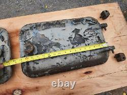 Antique Vintage Old Cast Iron Machine Doors Industrial Art Steampunk Décor
