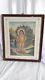 Antique Vintage Old Jigna Print Hindu Lord Muruga with Peacock Estate Decor F-27